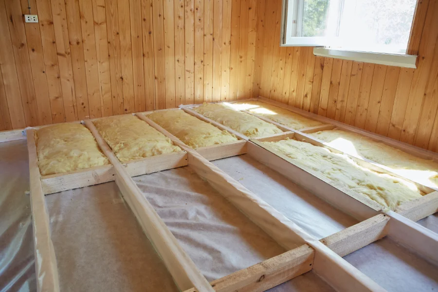 Floor Insulation Installation
