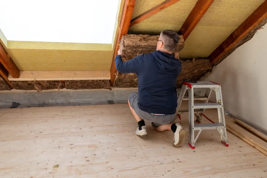 Roof Insulation Installation